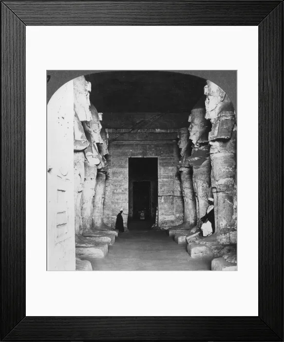 Framed Print : Interior of the rock-hewn temple of Abu Simbel, Egypt, 1905. Artist: Underwood & Underwood Framed Print : Interior of the rock-hewn temple of Abu Simbel, Egypt, 1905. Artist: Underwood & Underwood