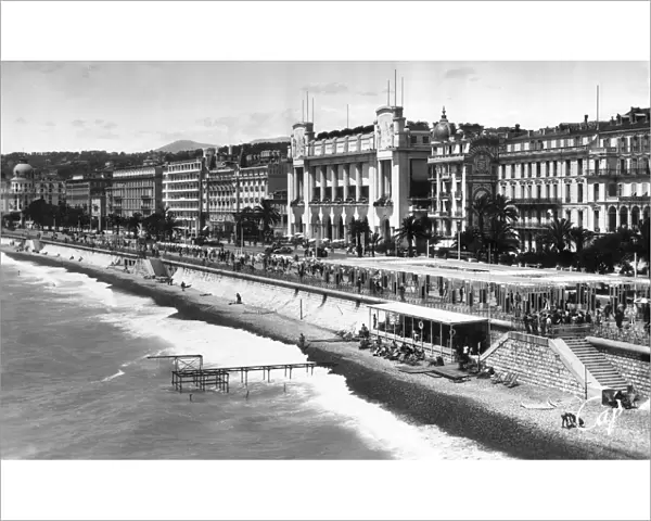 Le Palais de la Mediterranee on Promenade des Anglais, Nice, South of France, early 20th century