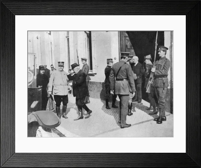 Framed Print : Herbert Asquith at the front, First World War, 1914-1916, (c1920) Framed Print : Herbert Asquith at the front, First World War, 1914-1916, (c1920)