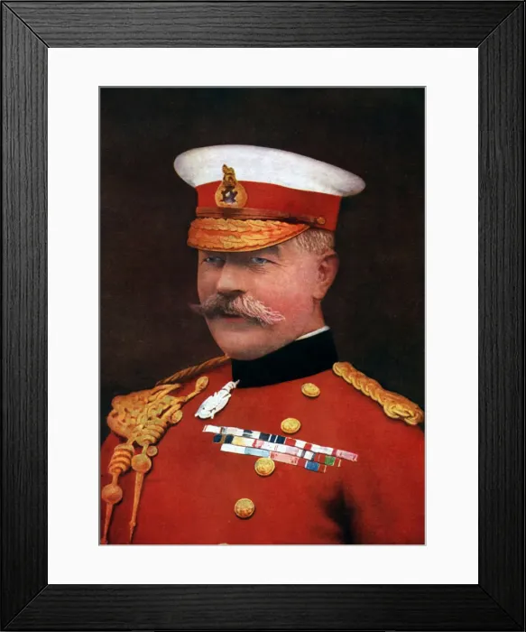 Framed Print : Field Marshal Earl Kitchener of Khartoum, Secretary for War, 1914-1916, (c1920). Artist: Russell & Sons Framed Print : Field Marshal Earl Kitchener of Khartoum, Secretary for War, 1914-1916, (c1920). Artist: Russell & Sons