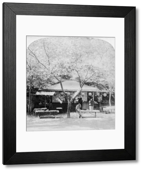 Framed Print : In the heart of the flower kingdom, Nara, Japan, 1896. Artist: Underwood & Underwood Framed Print : In the heart of the flower kingdom, Nara, Japan, 1896. Artist: Underwood & Underwood