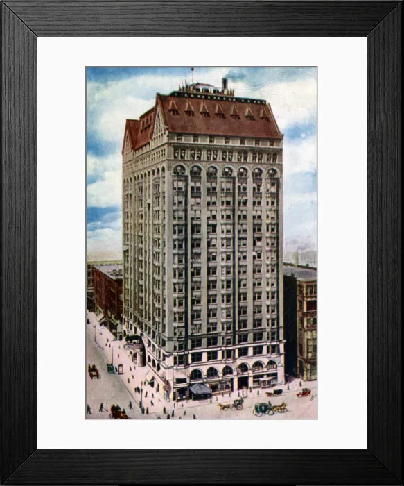 Framed Print : Masonic Temple, Chicago, 1907 Framed Print : Masonic Temple, Chicago, 1907