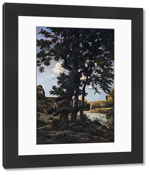 Oak trees in Chateaunenard, France, 1926. Artist: Henri-Joseph Harpignies