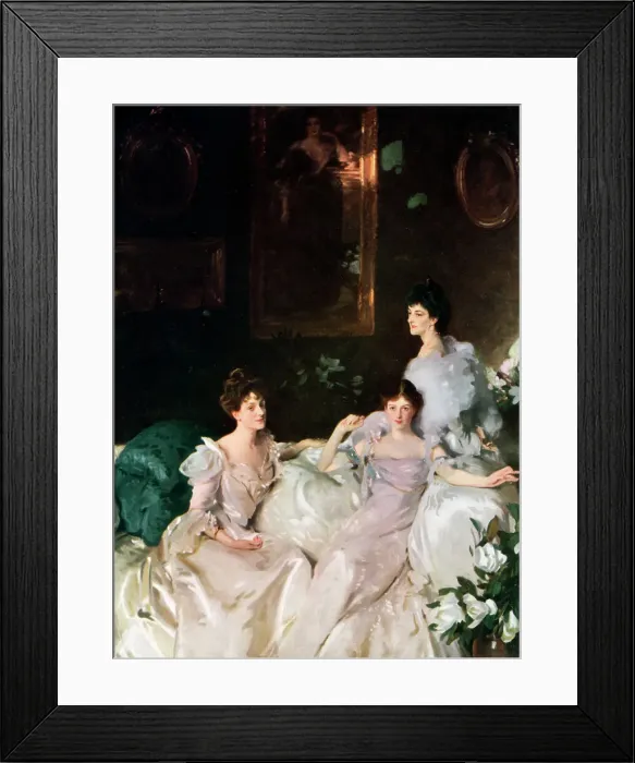 Framed Print : Lady Elcho, Mrs Tennant and Mrs Adeane, 1926. Artist: John Singer Sargent Framed Print : Lady Elcho, Mrs Tennant and Mrs Adeane, 1926. Artist: John Singer Sargent