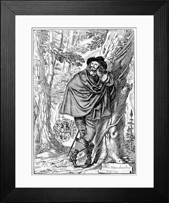 Framed Print : James Howell (c1594-1666), Welsh writer, c17th century (1926) Framed Print : James Howell (c1594-1666), Welsh writer, c17th century (1926)