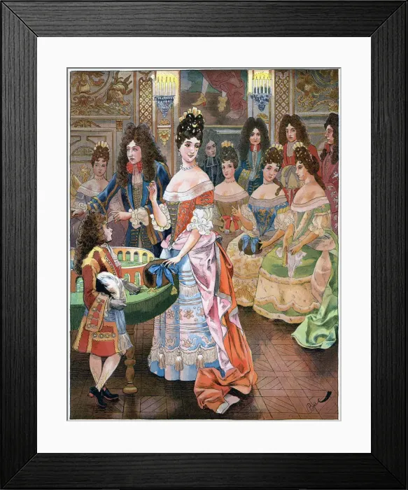Framed Print : The old age of Louis XIV, c1920s Framed Print : The old age of Louis XIV, c1920s