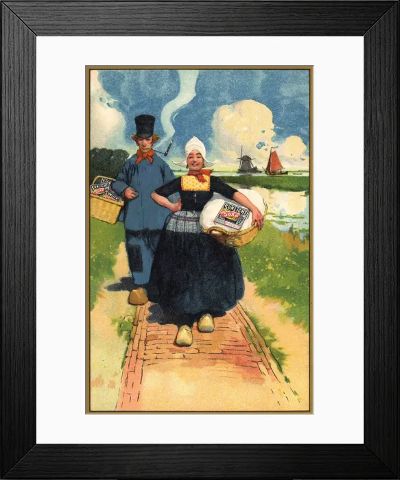 Framed Print : Advert for Sunlight Soap, c1900s Framed Print : Advert for Sunlight Soap, c1900s