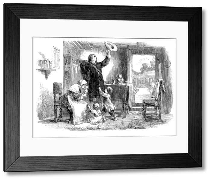 Framed Print : The departure of Roger Williams (1603-1683) for Salem Island, c1902 Framed Print : The departure of Roger Williams (1603-1683) for Salem Island, c1902