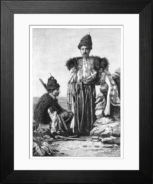 Framed Print : A Kurdish gentlemen, 1895 Framed Print : A Kurdish gentlemen, 1895