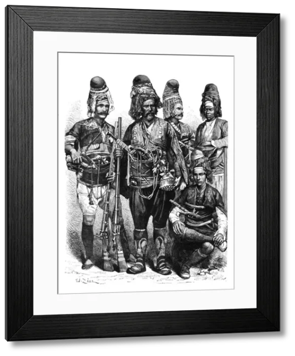 Framed Print : A group of Zeibeks, Asia Minor, 1895 Framed Print : A group of Zeibeks, Asia Minor, 1895