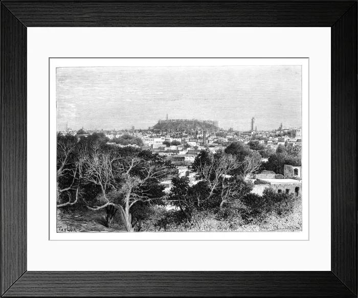 Framed Print : Aleppo, Syria, 1895. Artist: Armand Kohl Framed Print : Aleppo, Syria, 1895. Artist: Armand Kohl