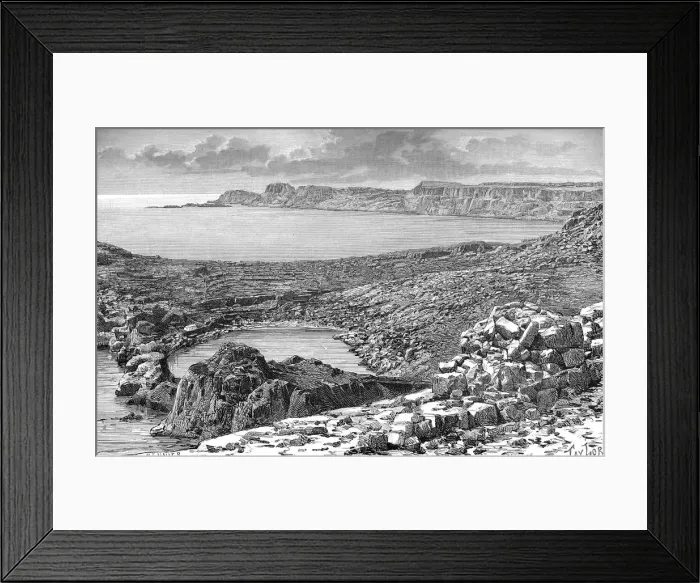 Framed Print : Lindos Bay, Rhodes, Greece, c1890 Framed Print : Lindos Bay, Rhodes, Greece, c1890