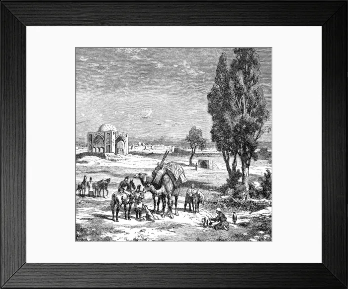 Framed Print : Tehran, Iran, 1895 Framed Print : Tehran, Iran, 1895