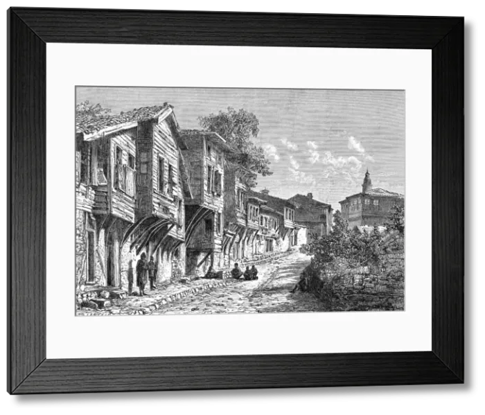 Framed Print : Scutari, Turkey, 1895. Artist: D Lancelot Framed Print : Scutari, Turkey, 1895. Artist: D Lancelot