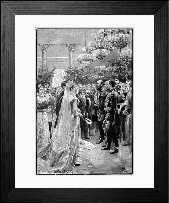 Framed Print : A court ball at the Winter Palace, St Petersburg, Russia, 1892 Framed Print : A court ball at the Winter Palace, St Petersburg, Russia, 1892