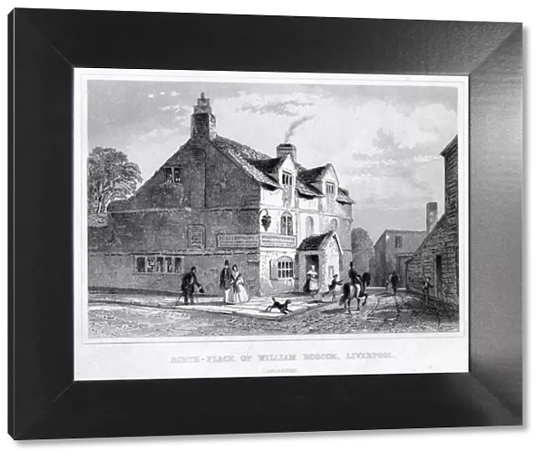Birth-Place of William Roscoe, Liverpool, Lancashire, 19th century