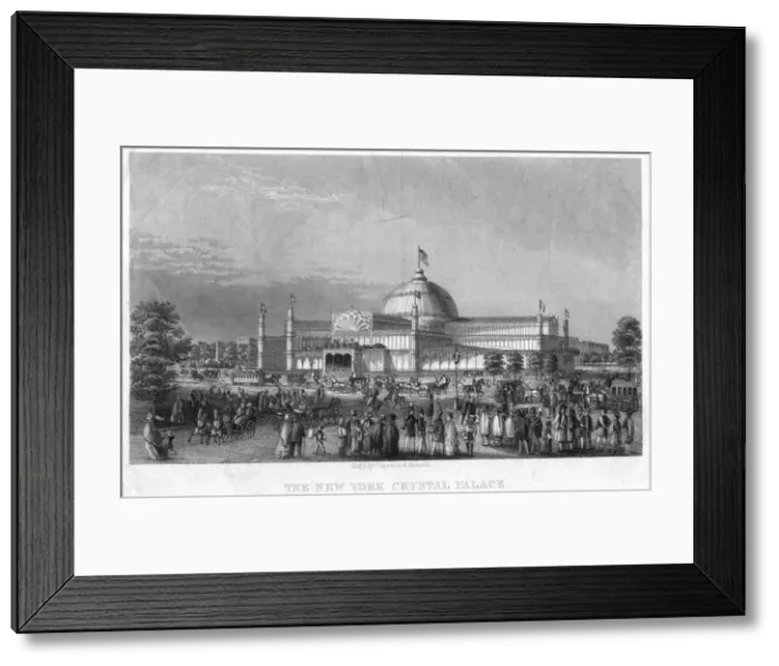 Framed Print : The New York Crystal Palace, 19th century Framed Print : The New York Crystal Palace, 19th century