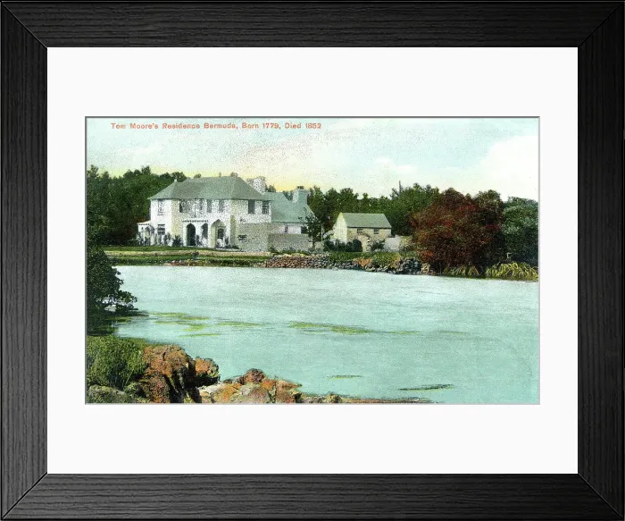 Framed Print : Tom Moors residence, Bermuda, c1900s Framed Print : Tom Moors residence, Bermuda, c1900s