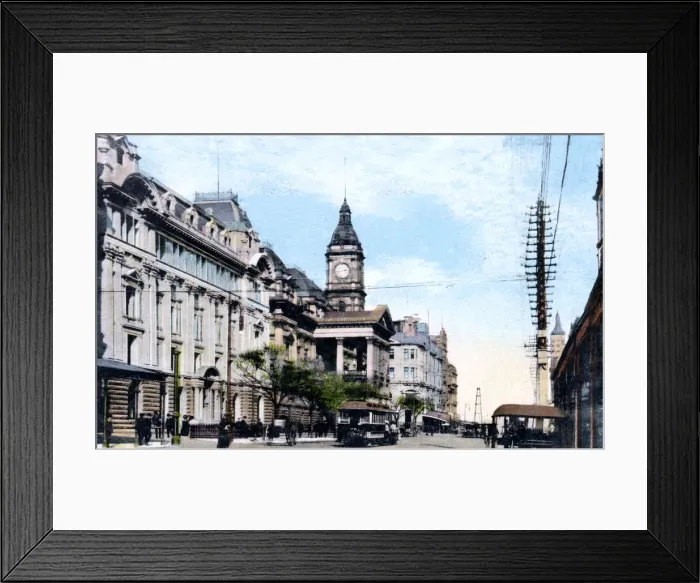 Framed Print : The Town Hall (new extension), Melbourne, Australia, 1912 Framed Print : The Town Hall (new extension), Melbourne, Australia, 1912