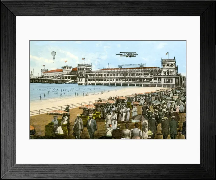 Framed Print : Youngs New Million Dollar Pier, Atlantic City, New Jersey, USA, 1913 Framed Print : Youngs New Million Dollar Pier, Atlantic City, New Jersey, USA, 1913