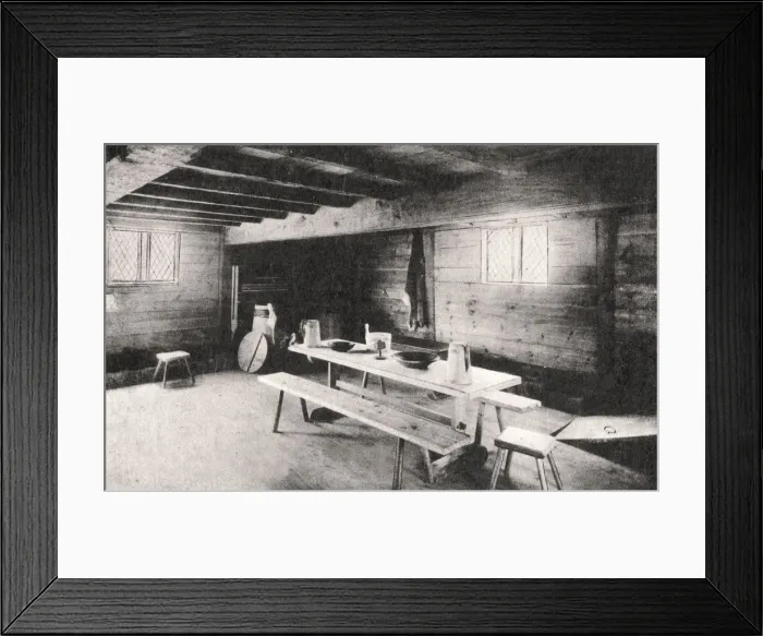 Framed Print : The Plymouth colonys first trading post, Bourne, Massachusetts, USA, c1900s Framed Print : The Plymouth colonys first trading post, Bourne, Massachusetts, USA, c1900s