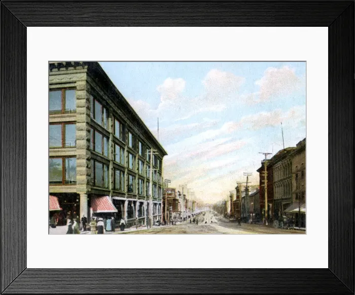 Framed Print : Rideau Street, Ottawa, Canada, c1900s Framed Print : Rideau Street, Ottawa, Canada, c1900s