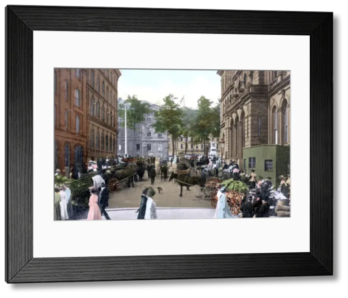 Framed Print : Saturday morning market, Halifax, Nova Scotia, Canada, c1900s Framed Print : Saturday morning market, Halifax, Nova Scotia, Canada, c1900s