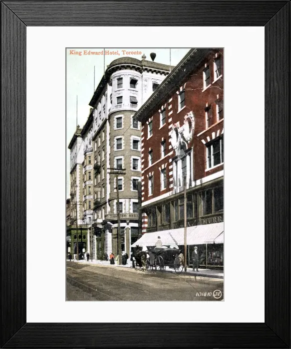 Framed Print : The King Edward Hotel, Toronto, Canada, 1911 Framed Print : The King Edward Hotel, Toronto, Canada, 1911
