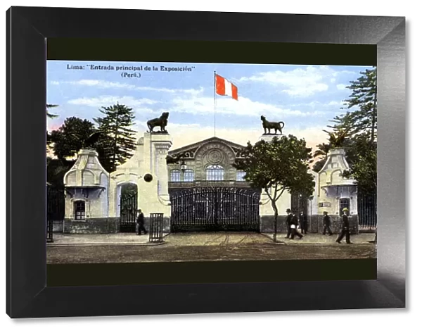 The Main Entrance to the Exhibition, Lima, Peru, c1900s