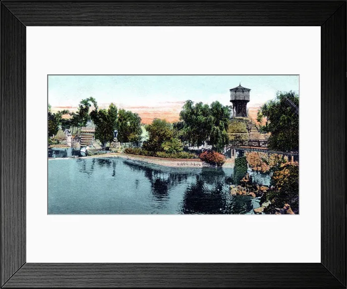 Framed Print : Villa Dolores, Lago Azul, Montevideo, Uruguay, c1900s Framed Print : Villa Dolores, Lago Azul, Montevideo, Uruguay, c1900s