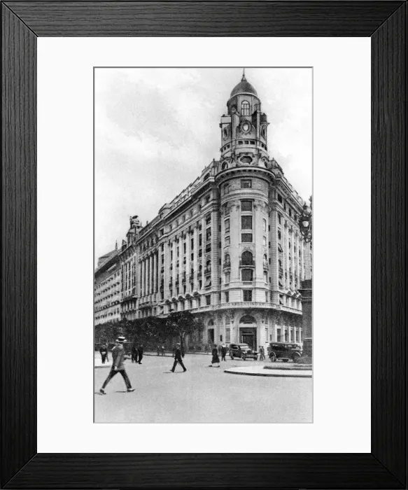 Framed Print : Diagonal Norte, Avenida Roque Saenz Pena, Buenos Aires, Argentina, c1920s Framed Print : Diagonal Norte, Avenida Roque Saenz Pena, Buenos Aires, Argentina, c1920s