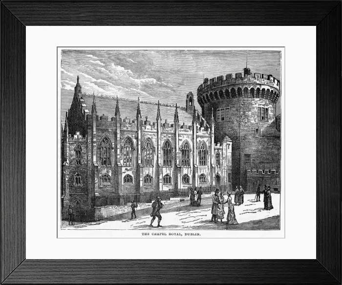 Framed Print : The Chapel Royal, Dublin, 19th century Framed Print : The Chapel Royal, Dublin, 19th century