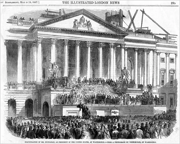 The inauguration of James Buchanan as President, Washington, 1857
