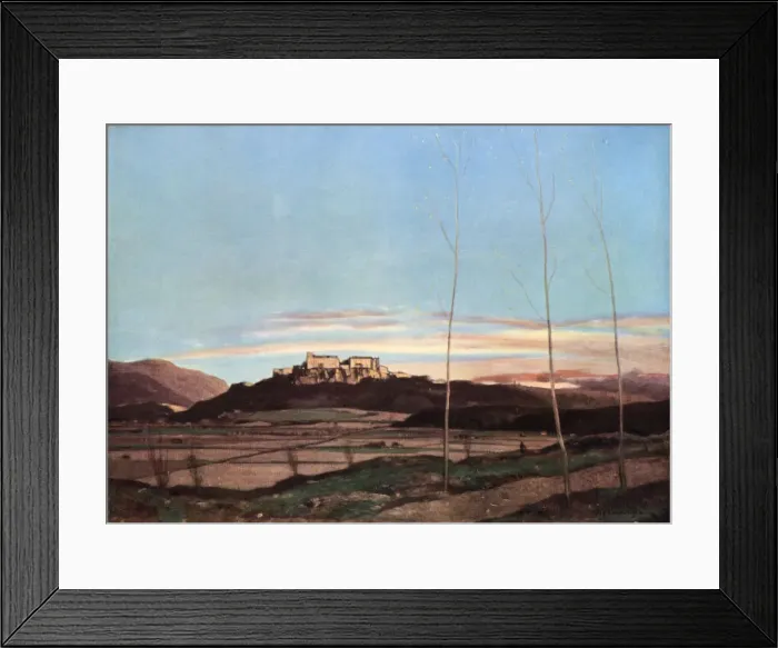 Framed Print : Stirling, 1926. Artist: David Young Cameron Framed Print : Stirling, 1926. Artist: David Young Cameron