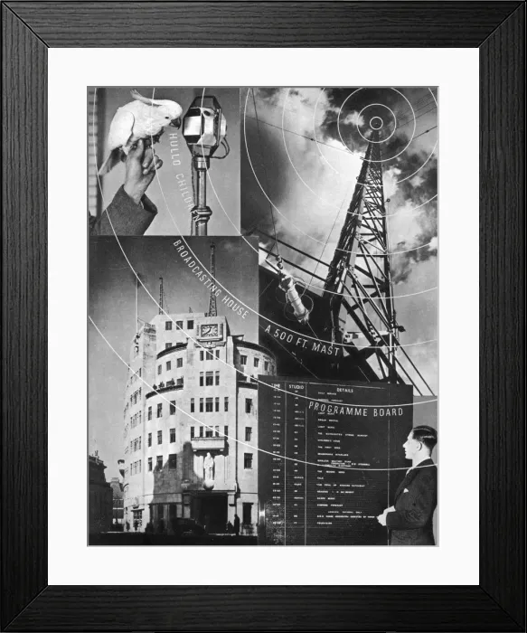 Framed Print : A visit to the BBC, 1937 Framed Print : A visit to the BBC, 1937