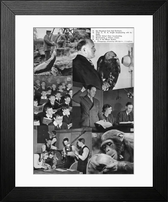 Framed Print : A visit to the BBC, 1937 Framed Print : A visit to the BBC, 1937