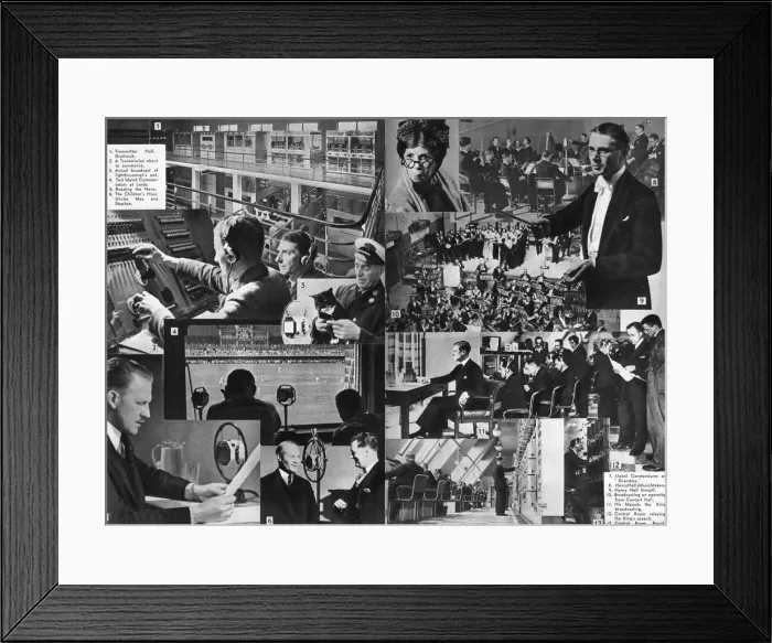Framed Print : A visit to the BBC, 1937 Framed Print : A visit to the BBC, 1937
