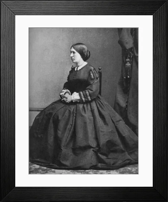 Framed Print : Julia Grant, wife of American president Ulyssess Grant, late 19th century, (1908) Framed Print : Julia Grant, wife of American president Ulyssess Grant, late 19th century, (1908)