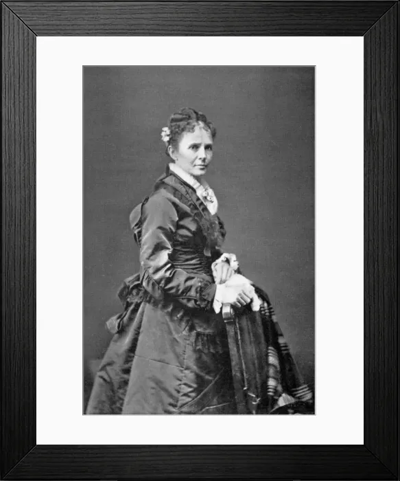 Framed Print : Lucretia Garfield, wife of American president James A Garfield, late 19th century, (1908) Framed Print : Lucretia Garfield, wife of American president James A Garfield, late 19th century, (1908)