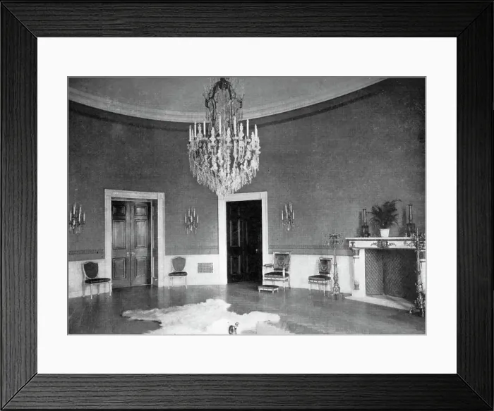 Framed Print : The Blue Room at the White House, Washington DC, USA, 1908 Framed Print : The Blue Room at the White House, Washington DC, USA, 1908
