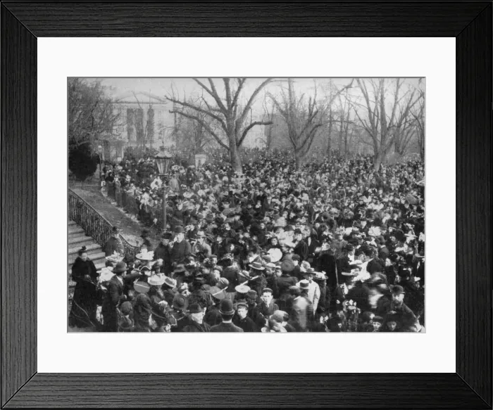 Framed Print : Easter egg rolling, The White House, Washington DC, USA, 1908 Framed Print : Easter egg rolling, The White House, Washington DC, USA, 1908