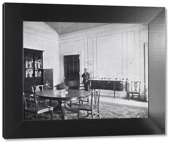 Private dining-room at the White House, Washington DC, USA, 1908