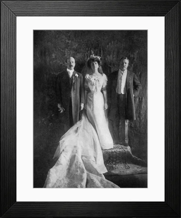 Framed Print : President Roosevelt and Mr and Mrs Longworth, 1906, (1908) Framed Print : President Roosevelt and Mr and Mrs Longworth, 1906, (1908)