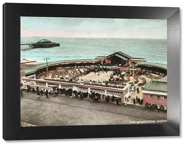 The bandstand, Worthing, West Sussex, early 20th century