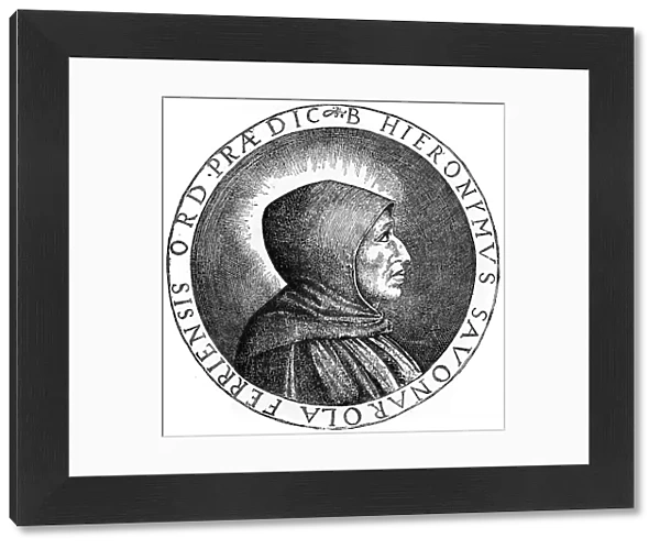 Girolamo Savonarola (1452-1498), Italian Dominican priest and leader of Florence, 1882