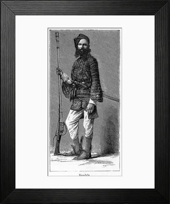 Framed Print : Bandela, 1886 Framed Print : Bandela, 1886