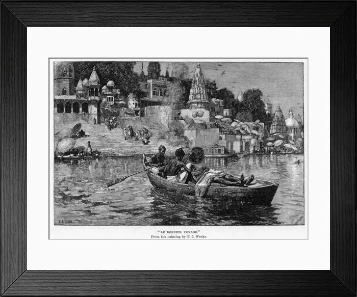 Framed Print : The Last Voyage, c1870-1900. Artist: Edwin Lord Weeks Framed Print : The Last Voyage, c1870-1900. Artist: Edwin Lord Weeks