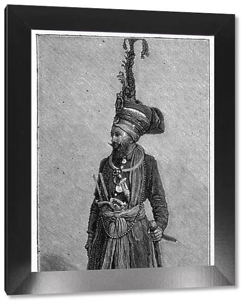 Sikh chief, 1886
