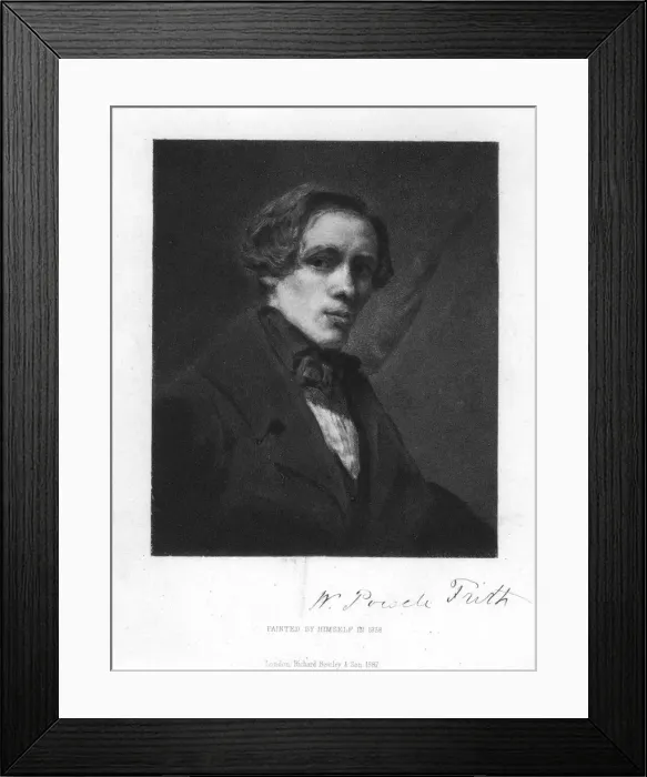 Framed Print : W Powell Frith, painted by himself in 1838, (1887). Artist: Richard Bentley & Son Framed Print : W Powell Frith, painted by himself in 1838, (1887). Artist: Richard Bentley & Son