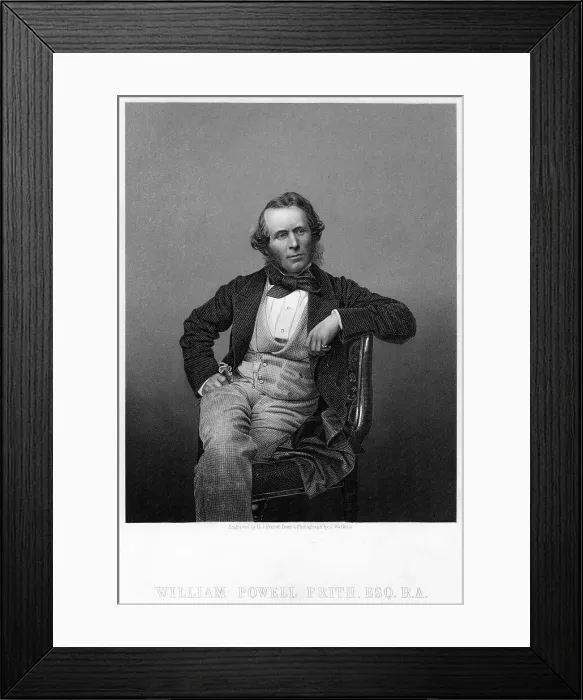 Framed Print : William Powell Frith, c1860. Artist: DJ Pound Framed Print : William Powell Frith, c1860. Artist: DJ Pound